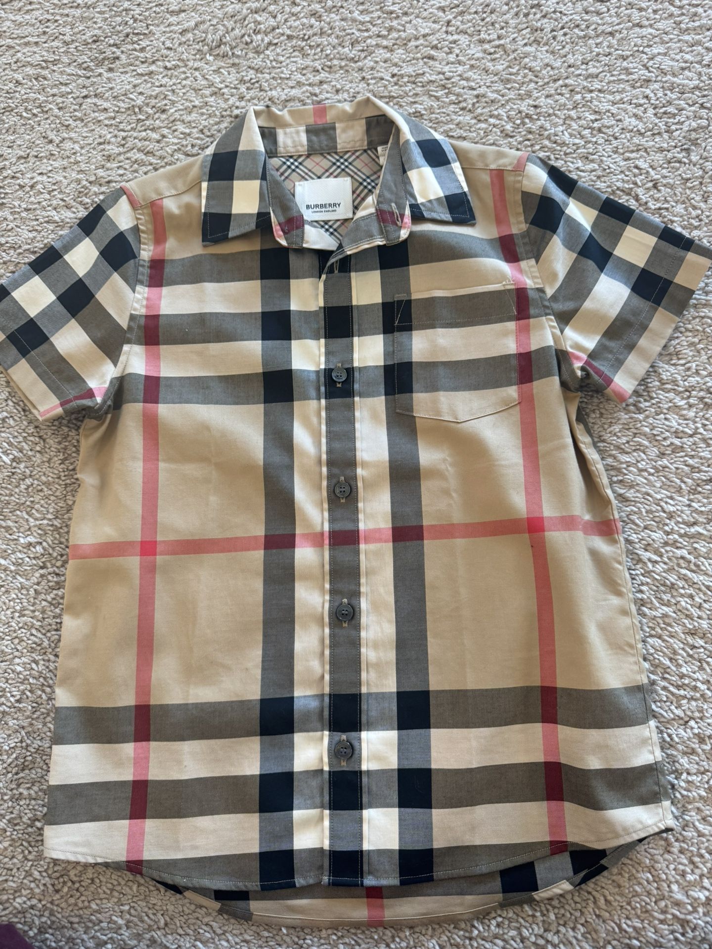 Boys Burberry Shirt 