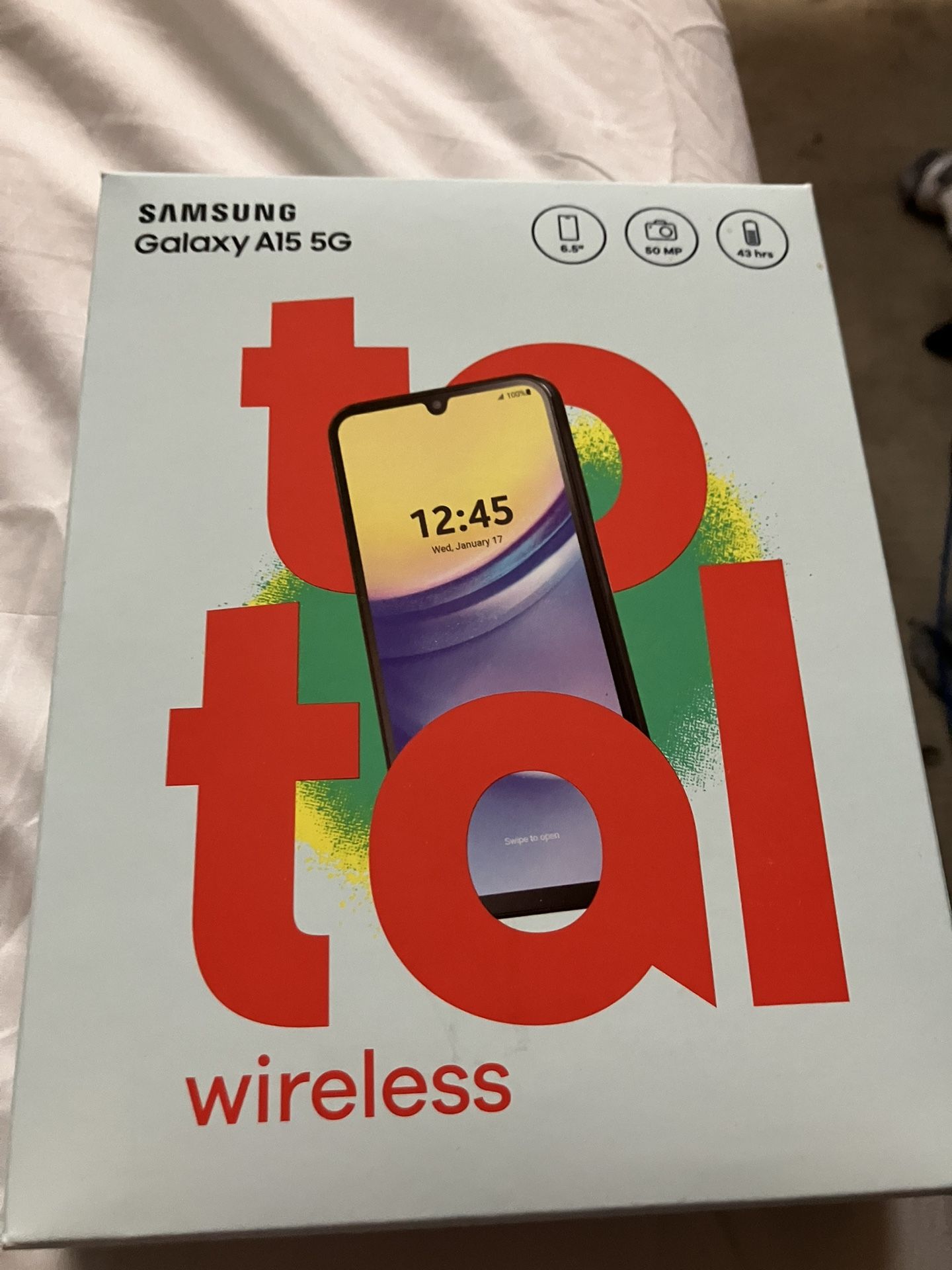 Samsung Galaxy, A 15 With Service 3 Months