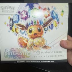 Prismatic Evolutions Pokemon Center ETB