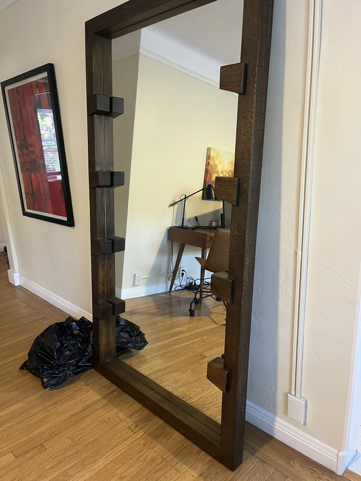 Solid Wood Floor Mirror (C&B)