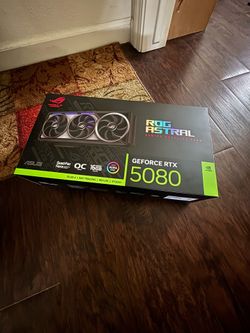 GAMING GPU ROG RTX 5080 16GB READ DESCRIPTION BRAND NEW!! PICK UP ONLY NO TRADE FIRM ON PRICE 💲1500