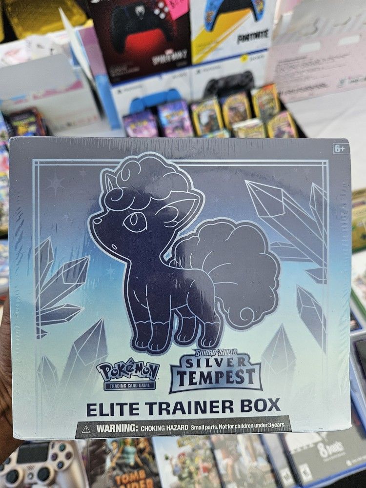New Pokemon Silver Tempest Elite Trainer Box