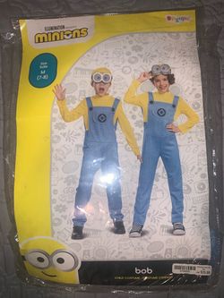 Minions Bob Child Halloween Costume Size M (7-8)