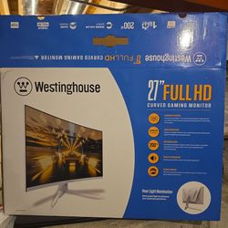 Skytech gaming avalanche,m6 elite 750g wh,and a 27" Westinghouse fullhd curved monitor.1080pfull hd