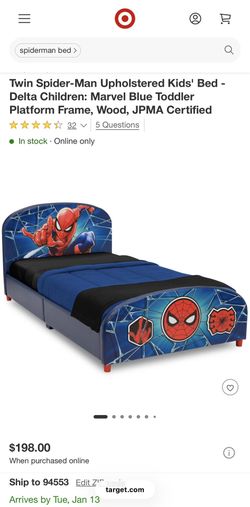 Spider Man Toddler Bed
