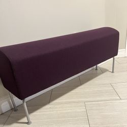 Plum Colored Bench 