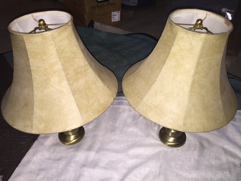 Set of two beautiful table lamps