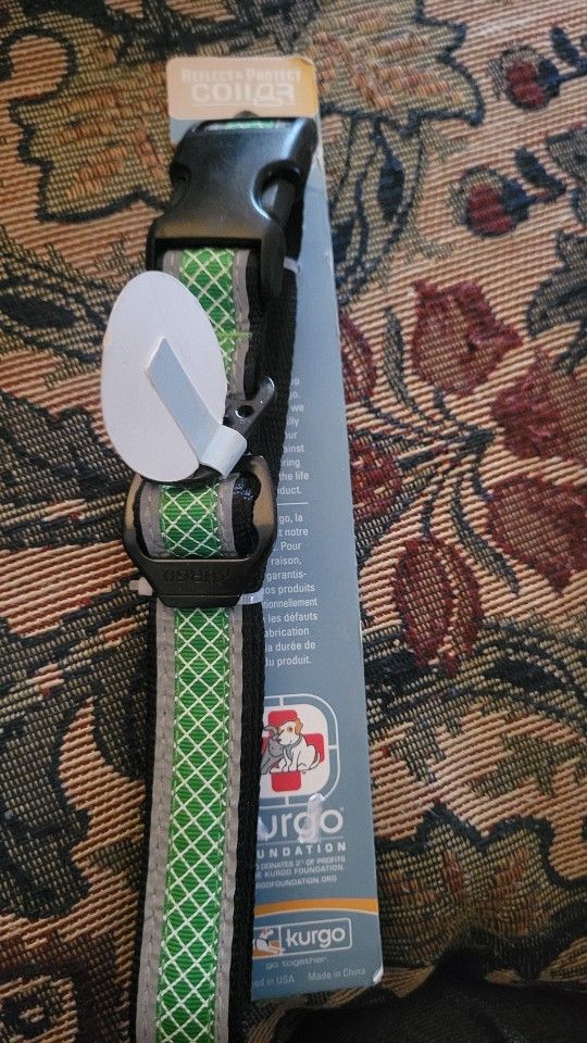 Large Kurgo Dog Collar Reflect And Protect