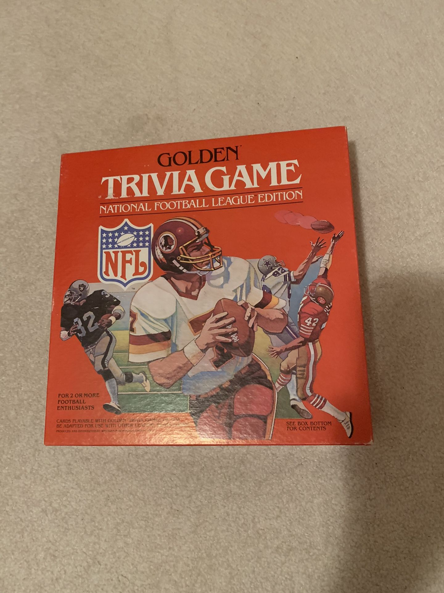 NFL FANS!! 1984 Trivia Game w/Lots Of Fun For The Whole Family. 4 Categories Of Questions..Check Your Recall!