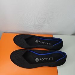 Rothy's Shoes Flat Women's Black Size 7