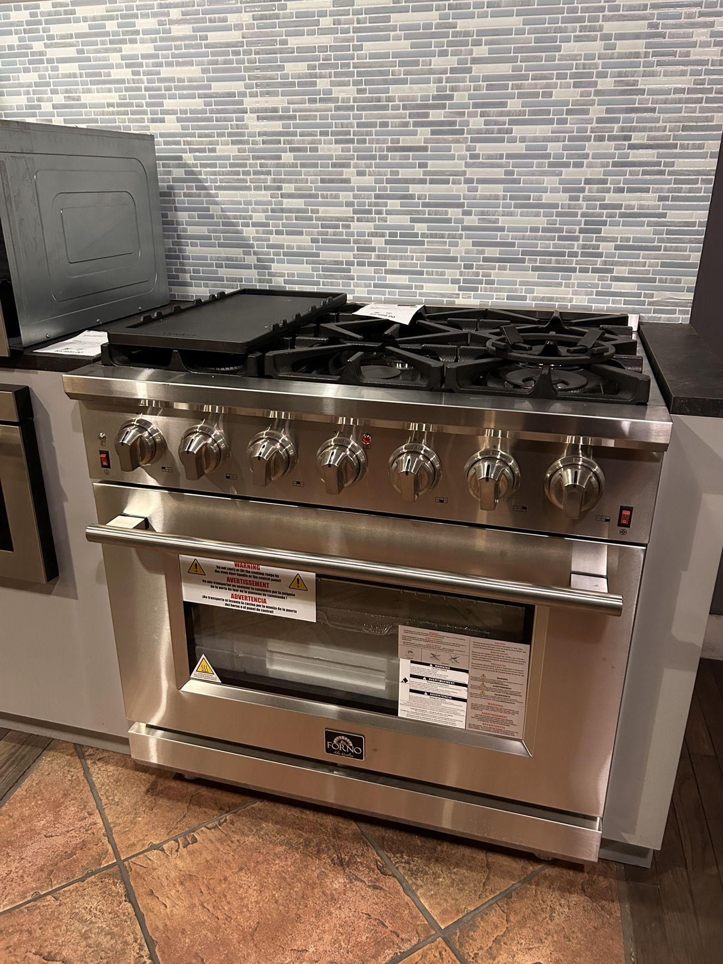 FORNO 36” Gas Range/ Convection( Brand New In Box)