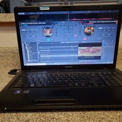 Laptop Con Musica Videos Y Karaokes Con Virtual Dj 