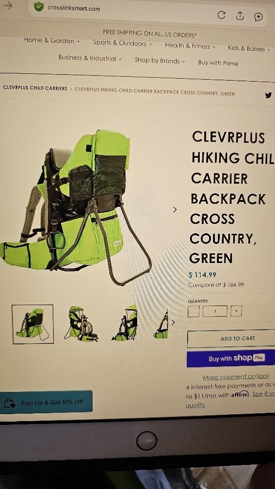 Hiking Baby Carrier Backpack