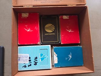 VTG Playing Card Lot With VTG Cigar Case