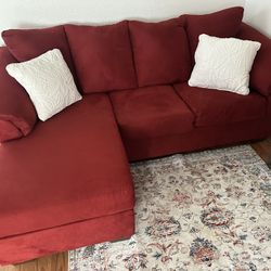 Red Small Couch