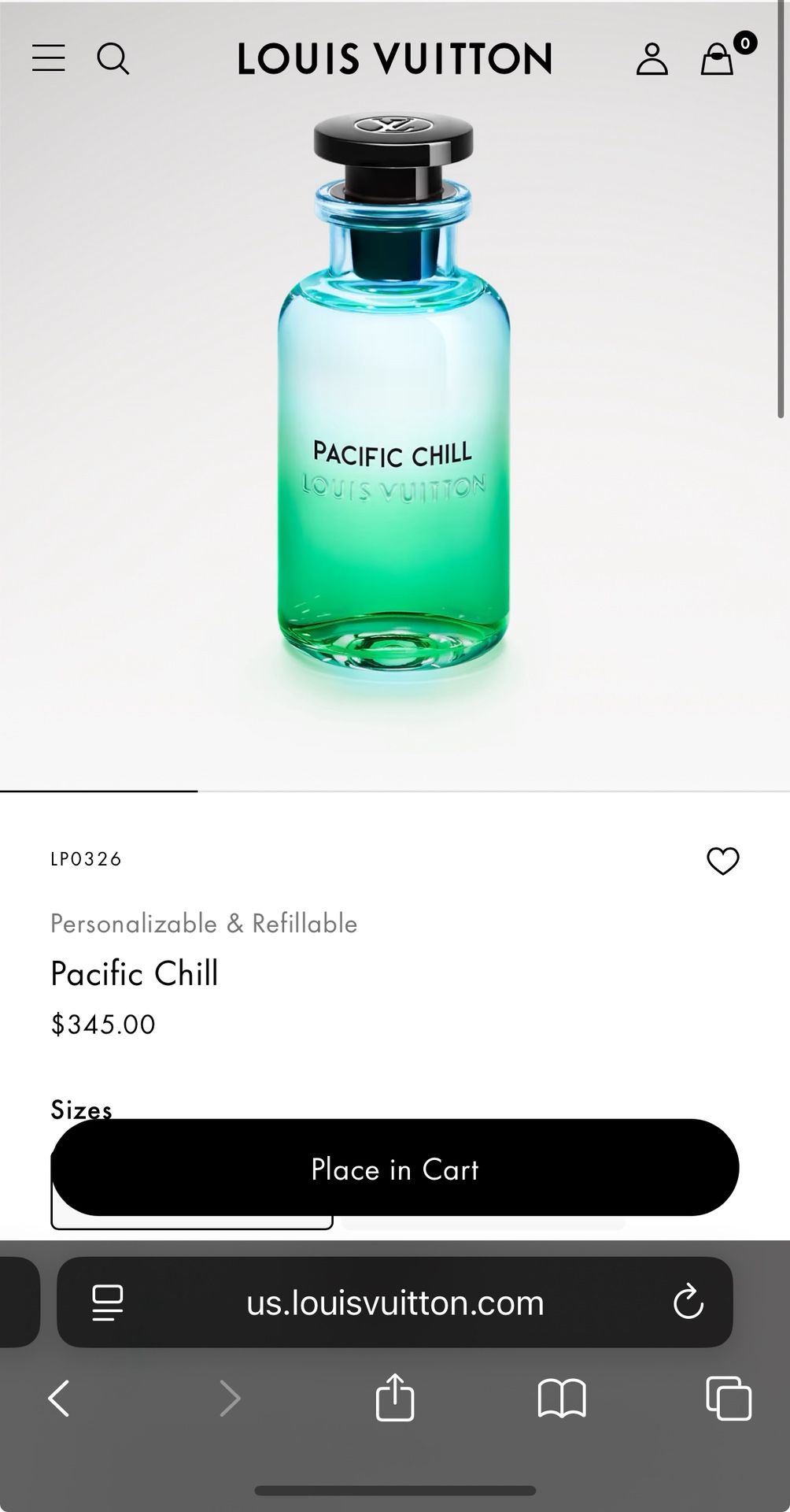 Louis Vuitton Pacific Chill