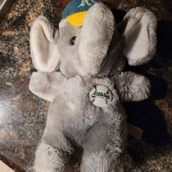 2000 Athletics Vintage Plush Elephant 