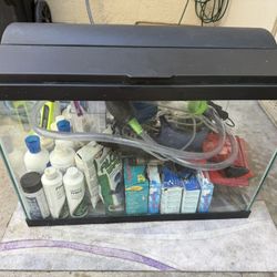 Fish tank and supplies!!