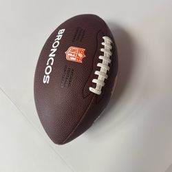 Wilson Broncos Nfl Leather Football 