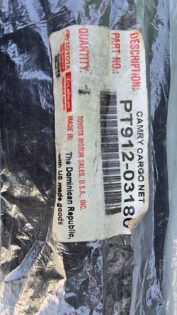 Cargo net Toyota camry 2019