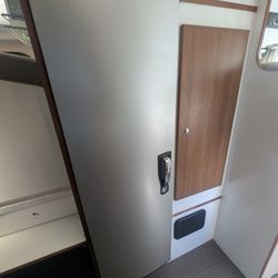 RV Dometic refrigerator and freezer.12V DC, 120V AC and propane