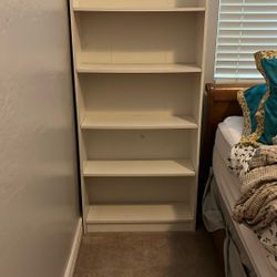 White Bookshelf