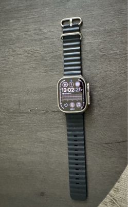 Apple Watch Ultra with Black Ocean Band