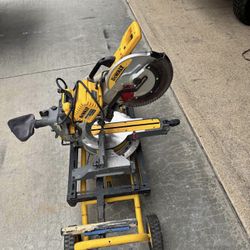 Dewalt Miter Saw Flexvolt With Roll Off Stand