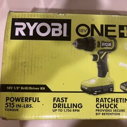 Ryobi 18V Drill Driver Kit 