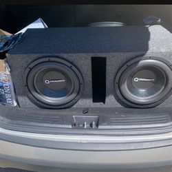 2 12 Subwoofers 