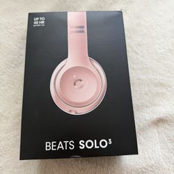 Rose Gold Beats Solo3