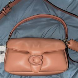 Coach pillow tabby Coral shoulder Bag