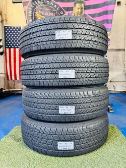 ✅ 4 USED TIRES 245/75R17 MICHELIN DEFENDER LTX M/S 245 75 17