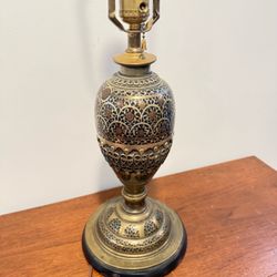 Vintage Brass Urn Table Lamp Base