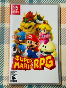 Super Mario Bros RPG - Nintendo Switch Game & Case Tested/Works K891