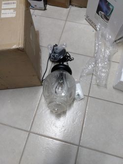 Black Pendant Light