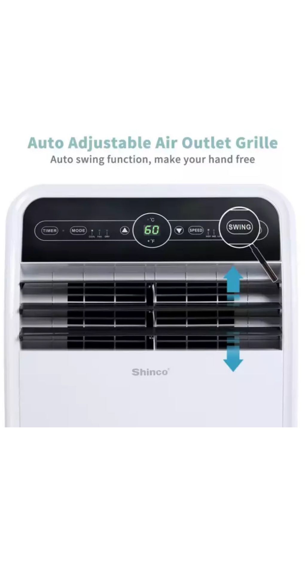 Shinco Air Conditioner New 7800 BTU