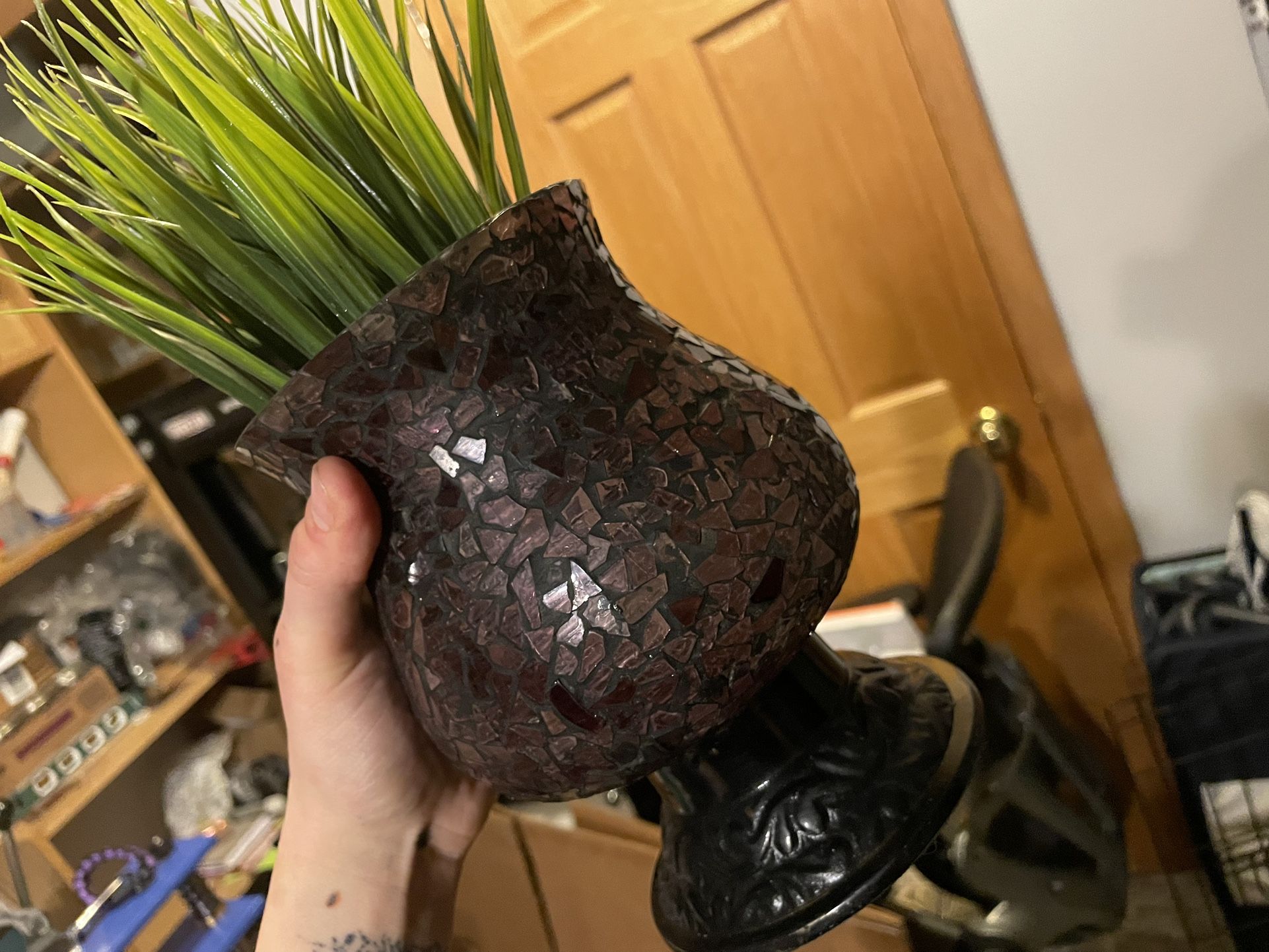 Stained Glass Plant Holder