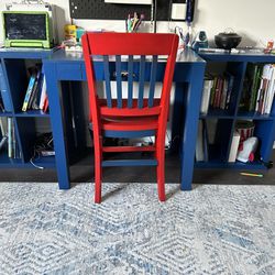 Kids Reading Desk, Chair And One Booksheld 