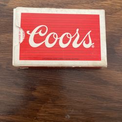 Vintage Coors Playing cards