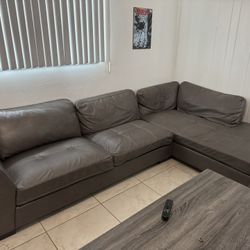 Leather Couch 
