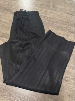 Men’s Very Good Tailored Black Casual Dress Pants.