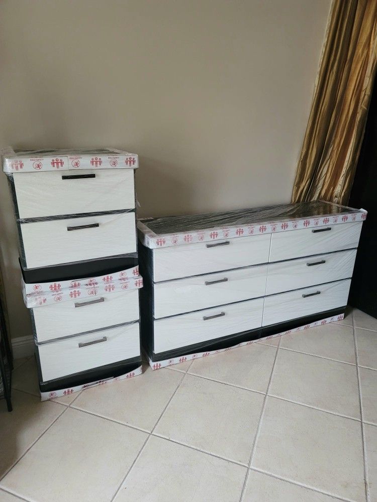 🌈NEW DRESSER and two NIGHTSTANDS