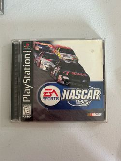 NASCAR 99 EA SPORTS Complete w/ Manual (Black Label, PS1, 1998)