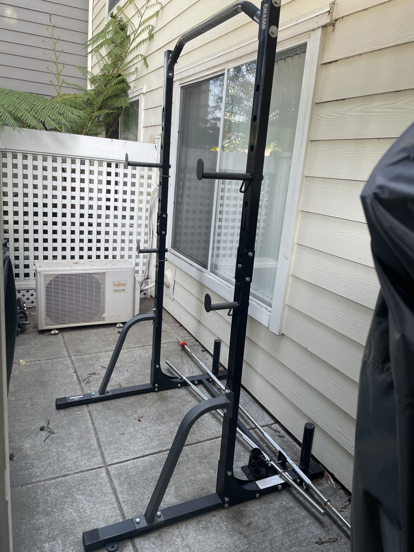 Squat Rack And Weights - Free