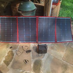 Golabs Solar Generator and 100W solar panel / accessories