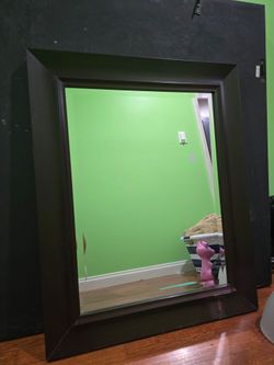 Bathroom vanity mirror and light