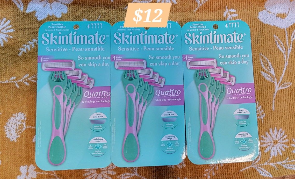 Schick Skintimate Razors 12 Near Costco In Panama Line 93313 for Sale