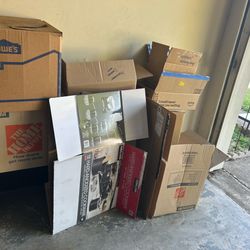 17 moving boxes