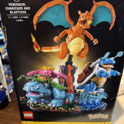 LEGO Venusaur, Charizard, Blastoide 